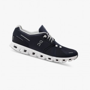 On Cloud 5 Running Shoes Midnight/White | YFU-957036