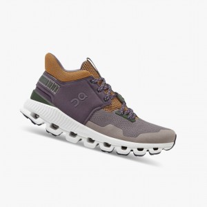 On Cloud Hi Edge Road Running Shoes Purple | QOE-398457