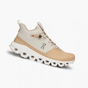 On Cloud Hi Road Running Shoes Beige | UER-623580