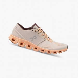 On Cloud X Training Shoes Almond | LZO-071853