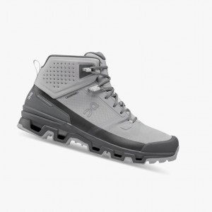 On Cloudrock 2 Waterproof Hiking Boots Alloy/Eclipse | EFB-579416