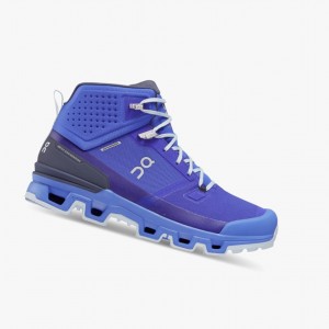 On Cloudrock 2 Waterproof Hiking Boots Indigo/Cobalt | XCS-905721