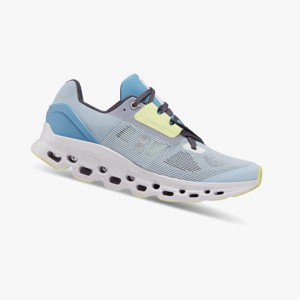 On Cloudstratus Road Running Shoes Chambray/Lavender | LIN-671904