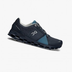 On Cloudstratus Road Running Shoes Navy | QGY-372046