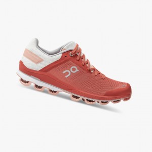 On Cloudsurfer 6 Road Running Shoes Rust/Rose | HWF-679405