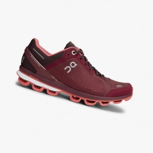 On Cloudsurfer Training Shoes Burgundy | TBW-215690