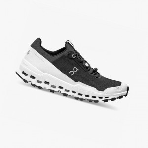 On Cloudultra Trail Running Shoes Black/White | EUD-248079