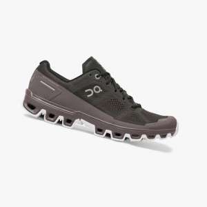 On Cloudventure Trail Running Shoes Black | PVQ-251968