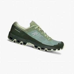 On Cloudventure Trail Running Shoes Green | DQN-640579