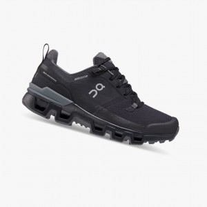 On Cloudwander Waterproof Running Shoes Black/Eclipse | DOS-903184