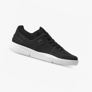 On THE ROGER Clubhouse Sneakers Black/White | NXU-069357