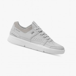 On THE ROGER Clubhouse Sneakers Glacier/White | SGE-157026