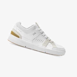 On THE ROGER Clubhouse Sneakers White/Bronze | QUZ-943785