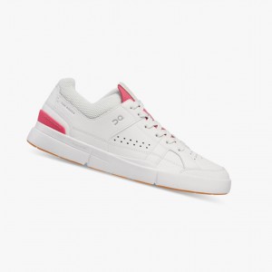 On THE ROGER Clubhouse Sneakers White/Rosewood | GJQ-462539