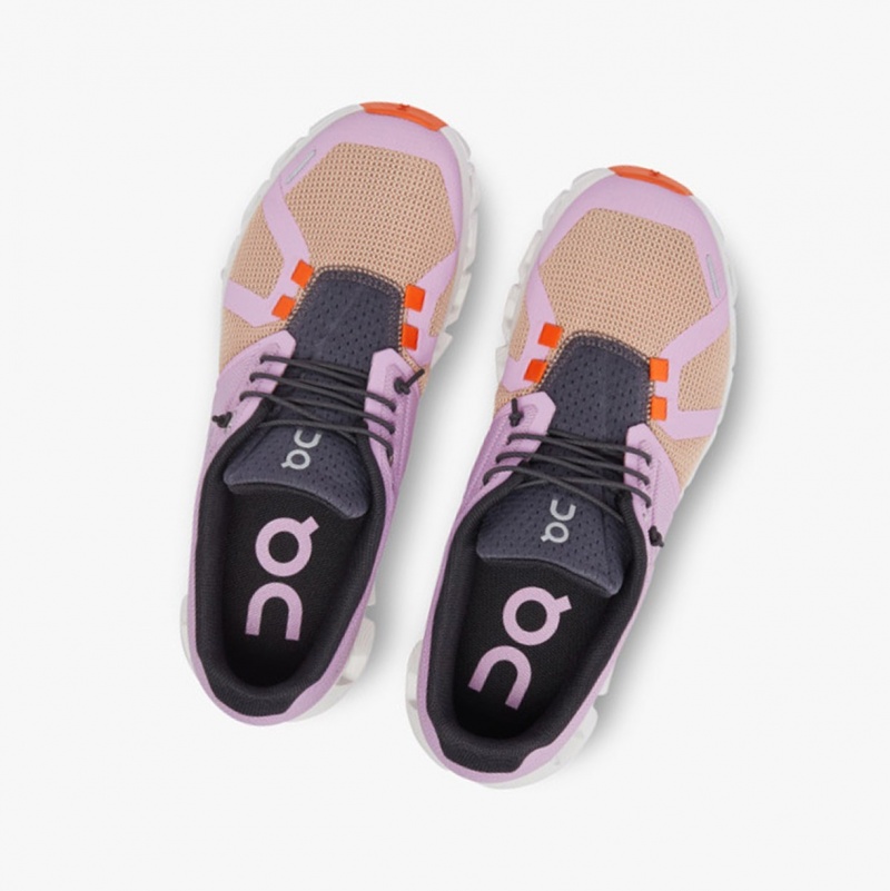 On Cloud 5 Push Running Shoes Fiji/Rose | EUQ-769401