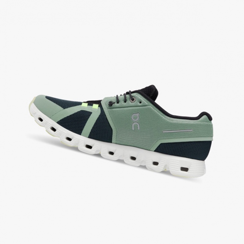 On Cloud 5 Push Running Shoes Moss/Stone | DJL-689723