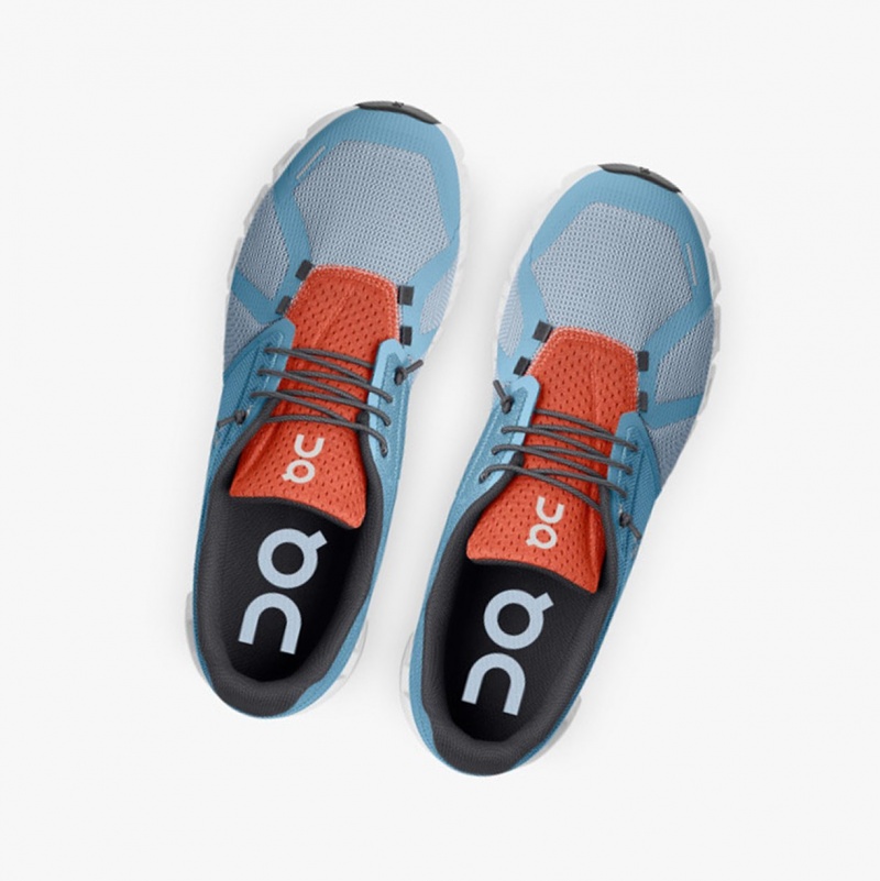 On Cloud 5 Push Running Shoes Niagara/Chambray | LUJ-301452