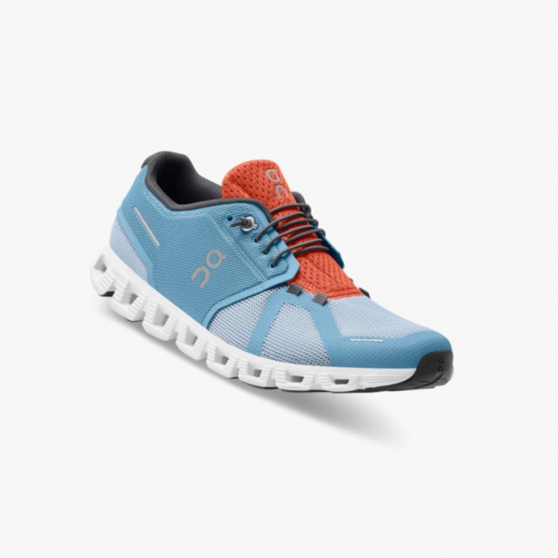 On Cloud 5 Push Running Shoes Niagara/Chambray | LUJ-301452