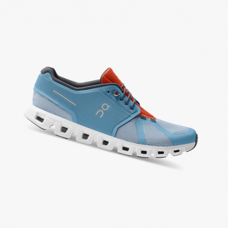 On Cloud 5 Push Running Shoes Niagara/Chambray | LUJ-301452