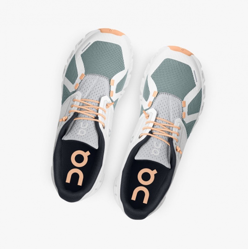 On Cloud 5 Push Running Shoes White/Cobble | GDY-469382