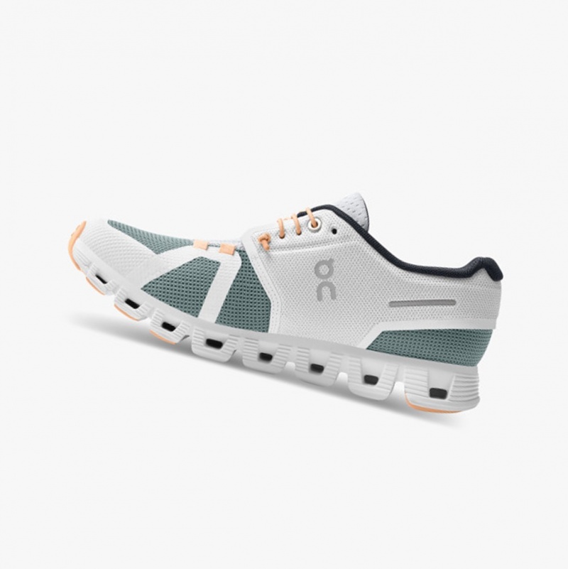 On Cloud 5 Push Running Shoes White/Cobble | GDY-469382