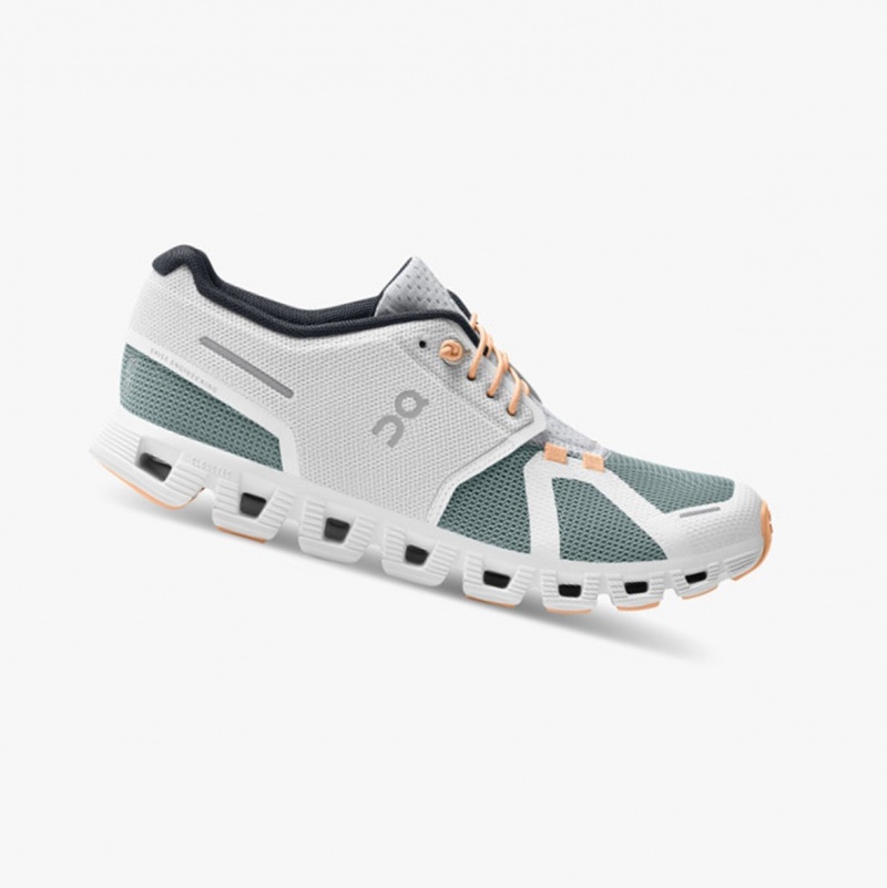 On Cloud 5 Push Running Shoes White/Cobble | GDY-469382