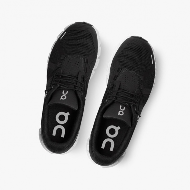 On Cloud 5 Running Shoes Black/White | EWS-372658