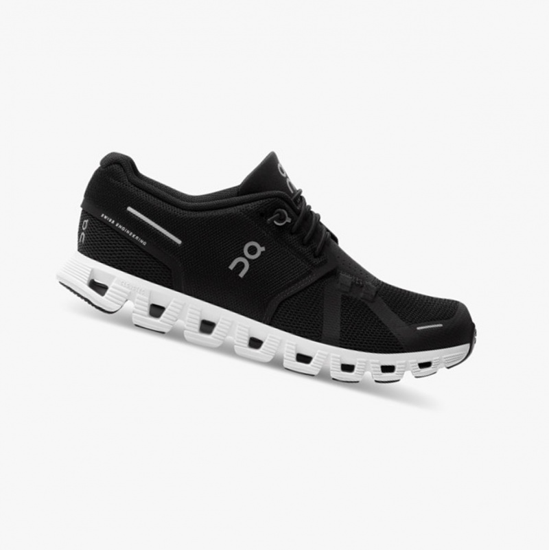 On Cloud 5 Running Shoes Black/White | EWS-372658