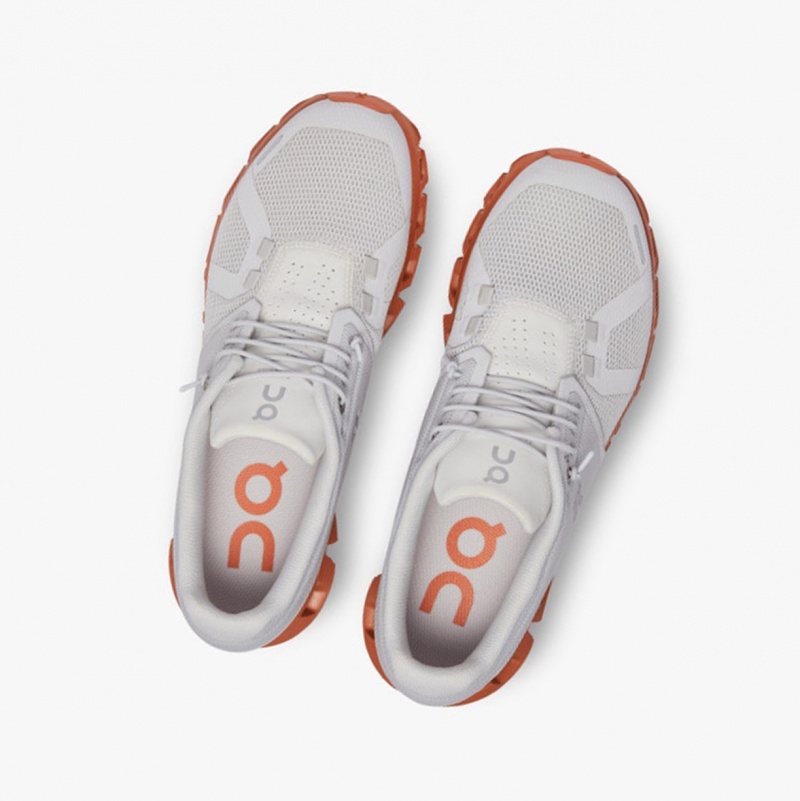 On Cloud 5 Running Shoes Frost/Canyon | HDZ-061275