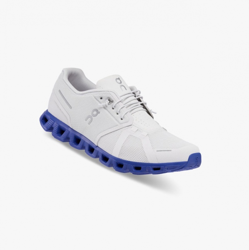 On Cloud 5 Running Shoes Frost/Indigo | KGZ-467359