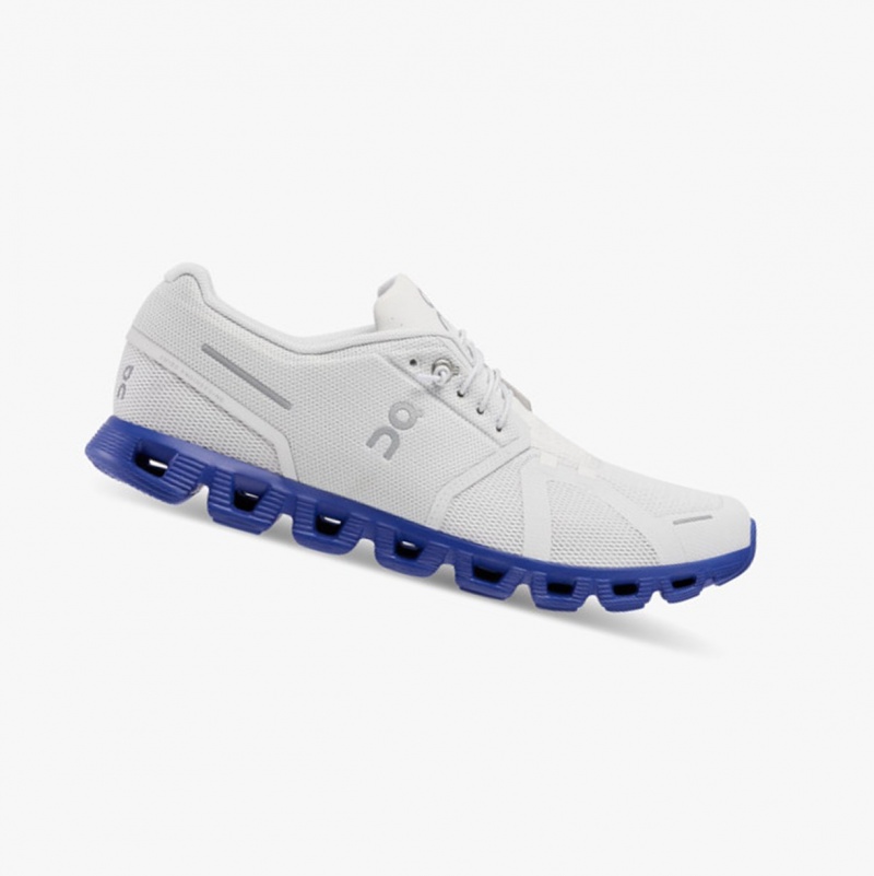 On Cloud 5 Running Shoes Frost/Indigo | KGZ-467359