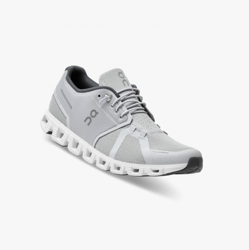 On Cloud 5 Running Shoes Glacier/White | PRV-403192