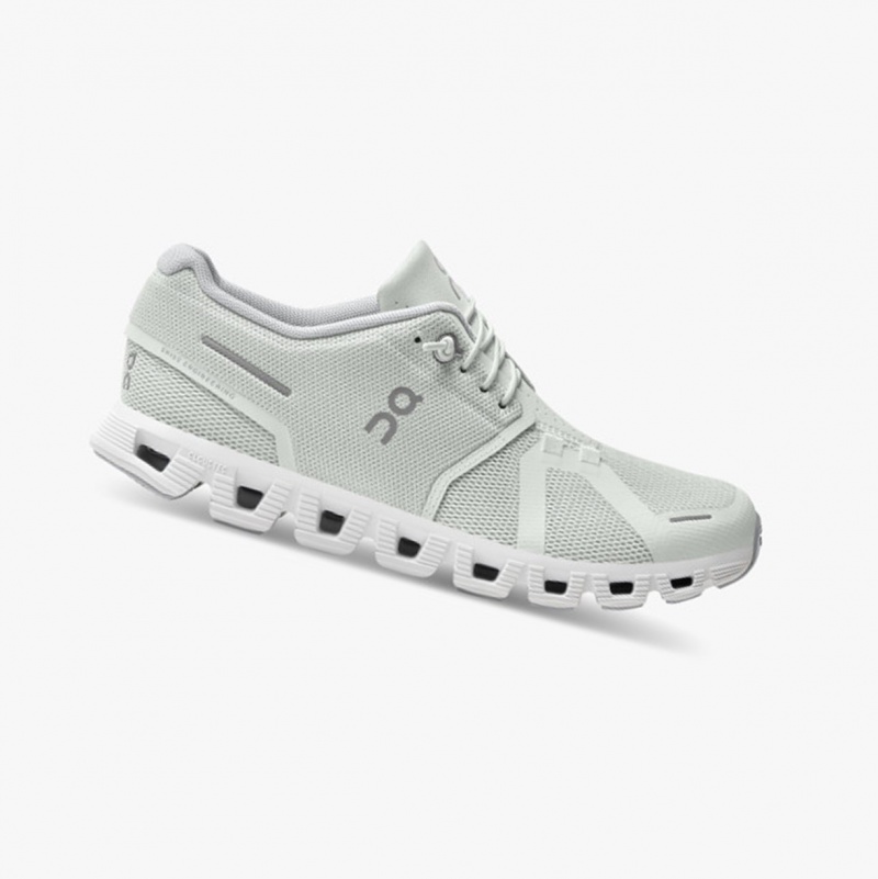 On Cloud 5 Running Shoes Ice/White | WMJ-854362