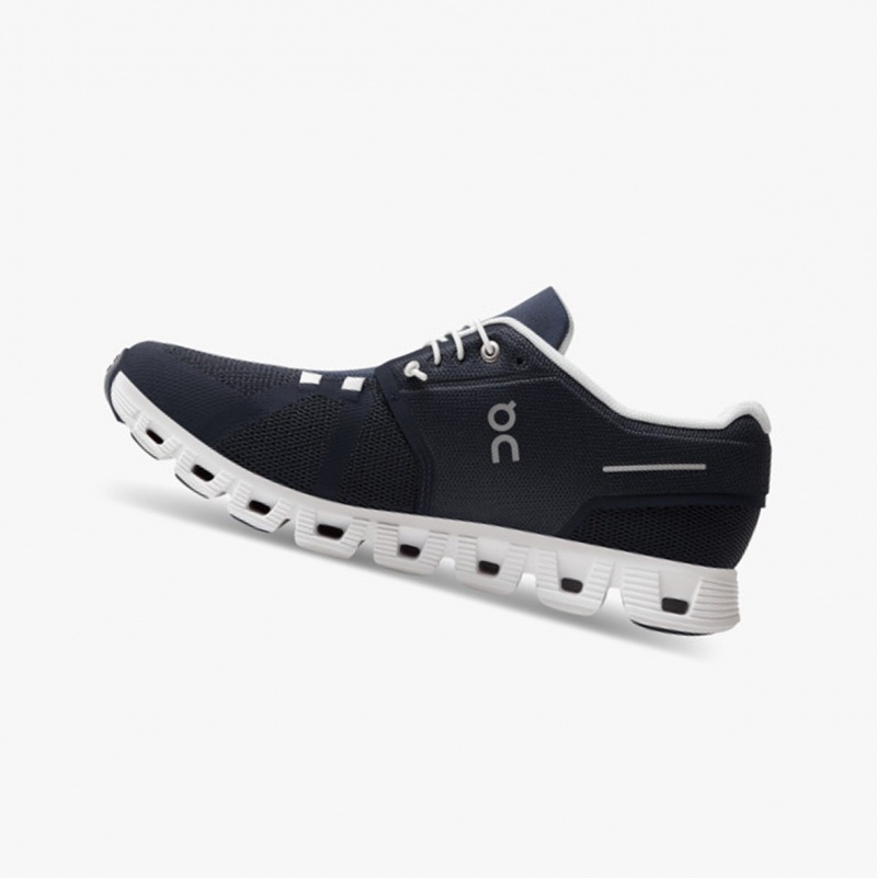 On Cloud 5 Running Shoes Midnight/White | YFU-957036