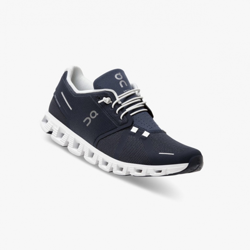 On Cloud 5 Running Shoes Midnight/White | YFU-957036