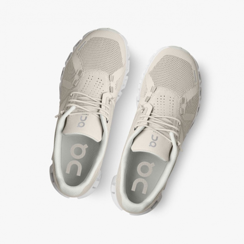 On Cloud 5 Running Shoes Pearl/White | UYM-987326