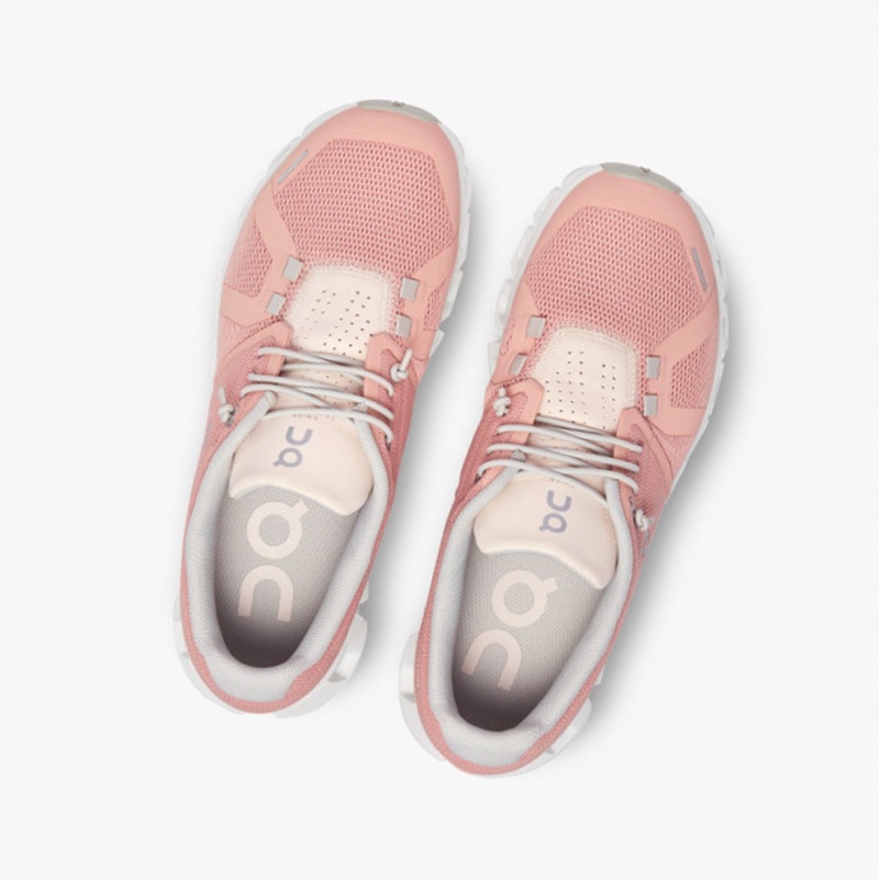 On Cloud 5 Running Shoes Rose/Shell | DCL-098475