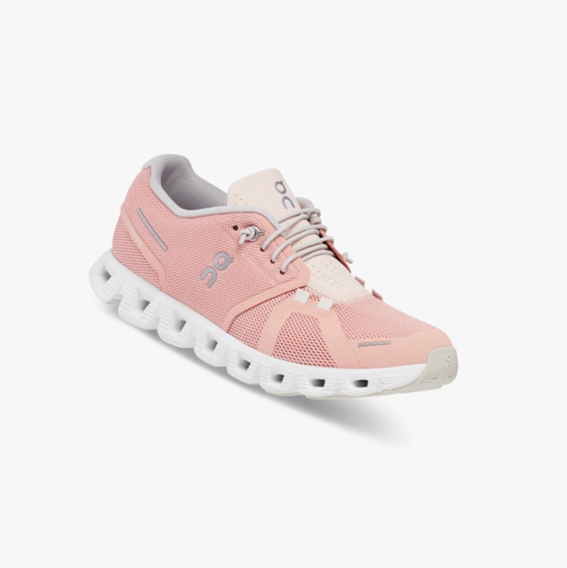 On Cloud 5 Running Shoes Rose/Shell | DCL-098475