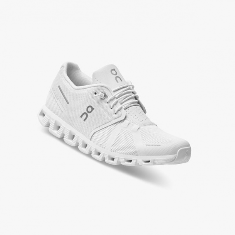 On Cloud 5 Running Shoes White | YIQ-285931