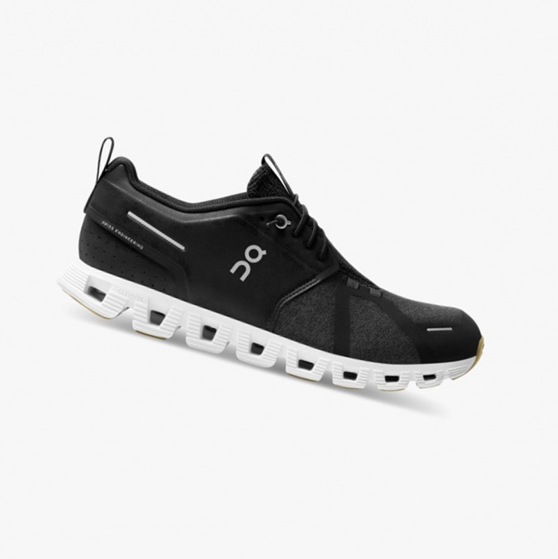 On Cloud 5 Terry Running Shoes Black/Almond | QLY-238196