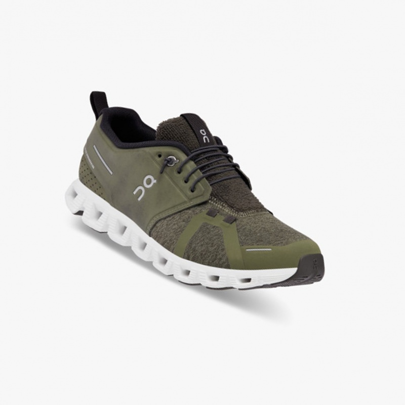 On Cloud 5 Terry Running Shoes Olive/Thorn | HXK-695210