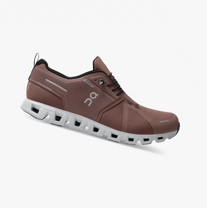 On Cloud 5 Waterproof Running Shoes Cocoa/Frost | FCE-319067