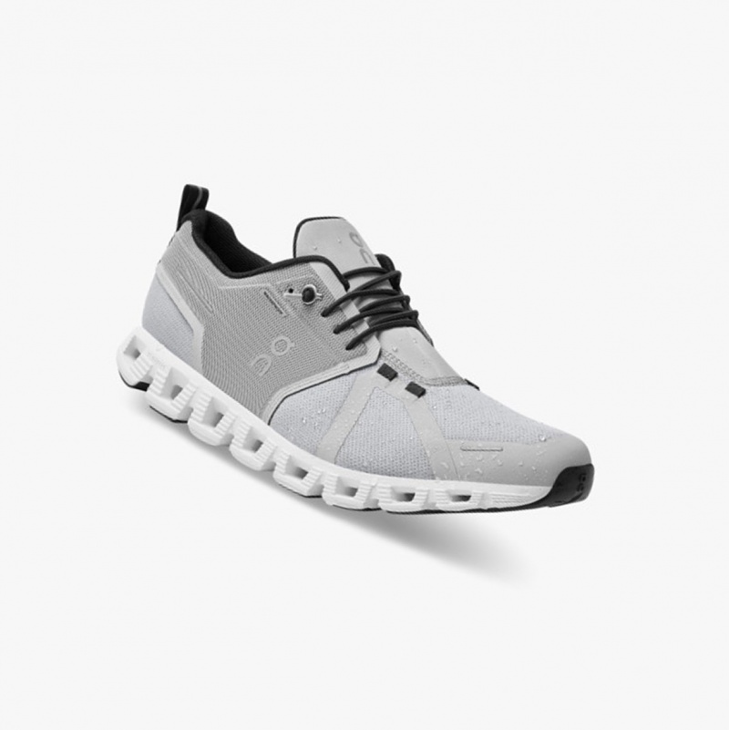 On Cloud 5 Waterproof Running Shoes Glacier/White | KEO-450873