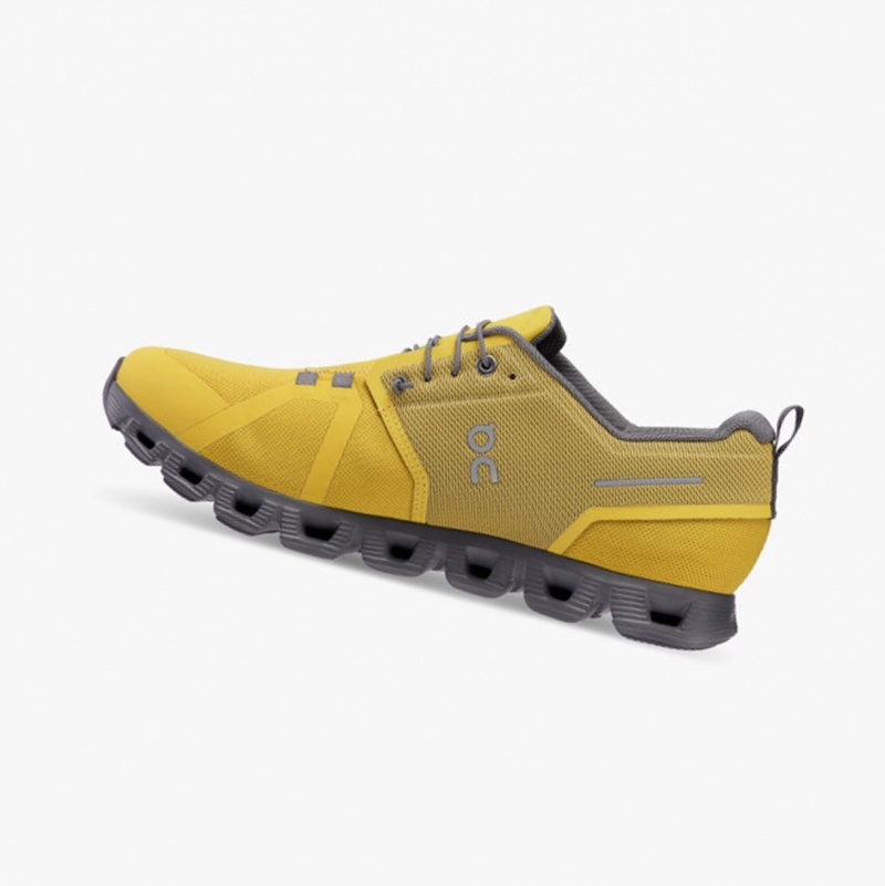 On Cloud 5 Waterproof Running Shoes Mustard/Rock | VYZ-109735