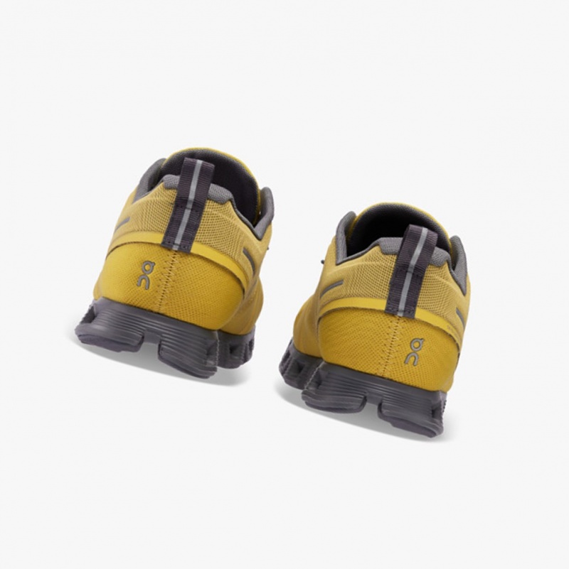 On Cloud 5 Waterproof Running Shoes Mustard/Rock | VYZ-109735