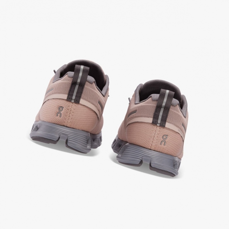 On Cloud 5 Waterproof Running Shoes Rose/Fossil | PKT-764092