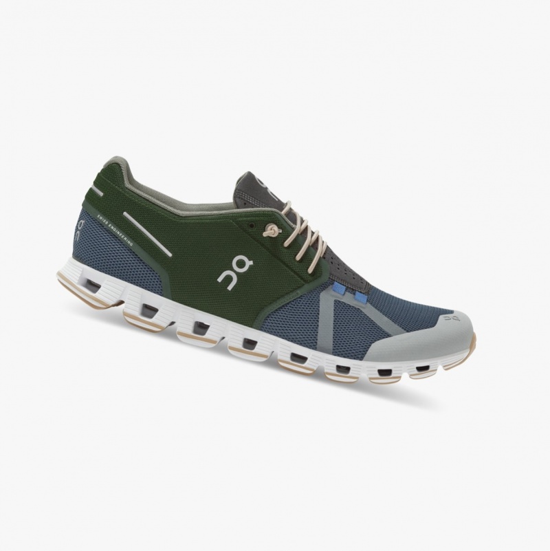 On Cloud 70 | 30 Road Running Shoes Olive | EUB-102384