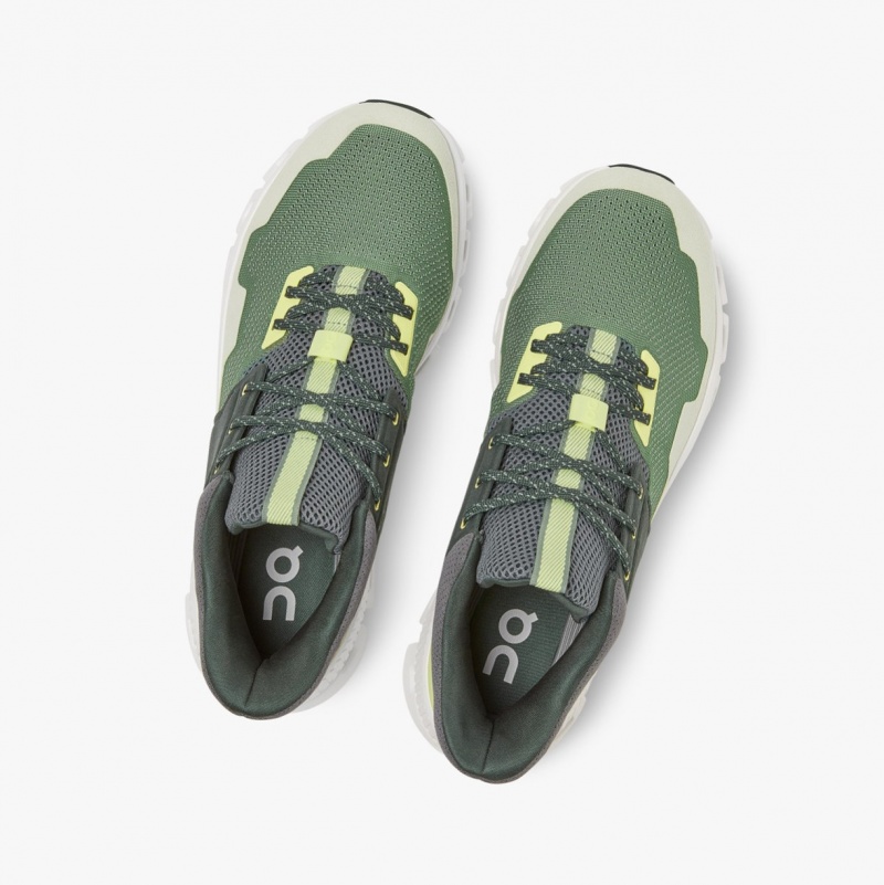 On Cloud Hi Edge Road Running Shoes Green | RPK-105348