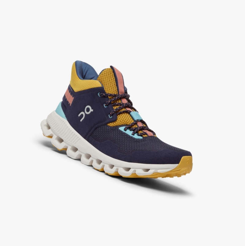 On Cloud Hi Edge Road Running Shoes Navy | IGO-786109