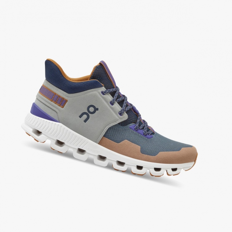 On Cloud Hi Edge Road Running Shoes Navy | JTB-583167